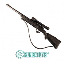 Rifle de caça preto - GRUNGATOYS